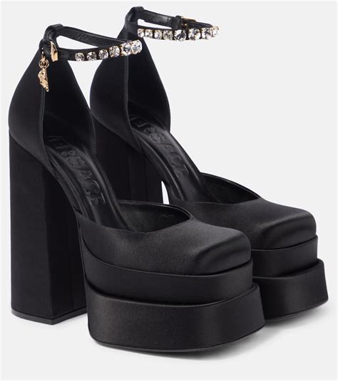 medusa versace platforms|Versace Medusa aevitas platform pumps.